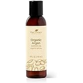 Plant Therapy Hair Therapy Moisturize & Protect Hair Oil 4 oz Organic Argan Oil 100% Pure and USDA Organic, First-Press, Virg