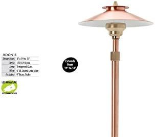 Illumicare Adonis LED Path & Area Light - Copper Luminaire