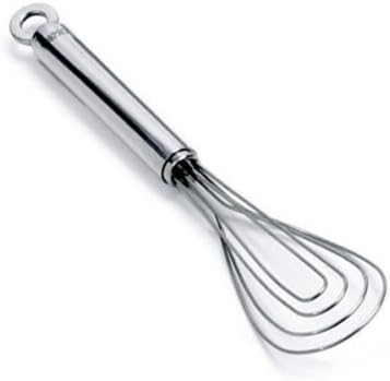 9'' Stainless Steel Flat Whisk Stirrer Mixer New