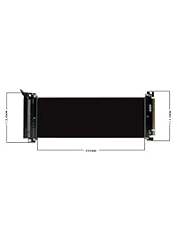 ezdiy nuevo puerto PCI Express 16 x cable flexible tarjeta Extension Adapter Riser card-25 cm de alta velocidad