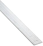 6061 Aluminum Rectangular Bar, Unpolished (Mill) Finish, Extruded, T6511 Temper, ASTM B221, 1/4
