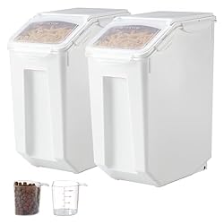 VEVOR Rice Storage Container, 4.5Gallon/20L x2