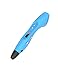 Scribbler 3D Pen V3 New Awesome Design Model Printing Drawing 3D Pen with LED Screen Different Colors, Blue