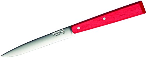 Opinel Knife Esprit Loft, red, Beechwood, stainless steel