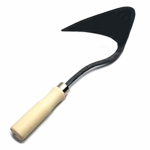 Hoe Hand Plow Hoe Korean Style Ho-Mi Organic Gardening Garden Weeding Farming (Normal) - Thumbnail 3