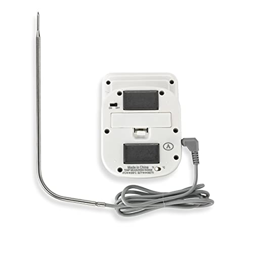 Polder Digital in Oven Programmable Thermometer and Timer, Flip Top