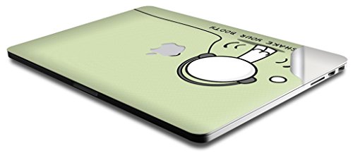 UESWILL Full Body Sticker for 13" MacBook Pro with Retina Display, [Anti-scratch] Vinyl Art Skin Decal Sticker- Set w/ Keyboard,Palmrest,Touchpad,Upper & Bottom Skin+Cleaning Cloth,(Headphone) - Thumbnail 5