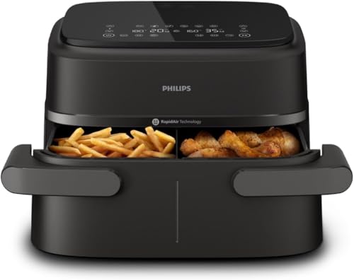 Philips Airfryer 1000 Serie Heißluftfritteuse, Schwarz, 7,1 L