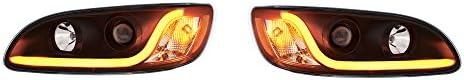 Peterbilt 386/387 Blackout Projection Headlight - Driver and Passenger Side