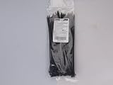 Oksdown Black Cable Ties 100pk & 60 Self Adhesive Mount Clips 150mm Zip Ties view 2
