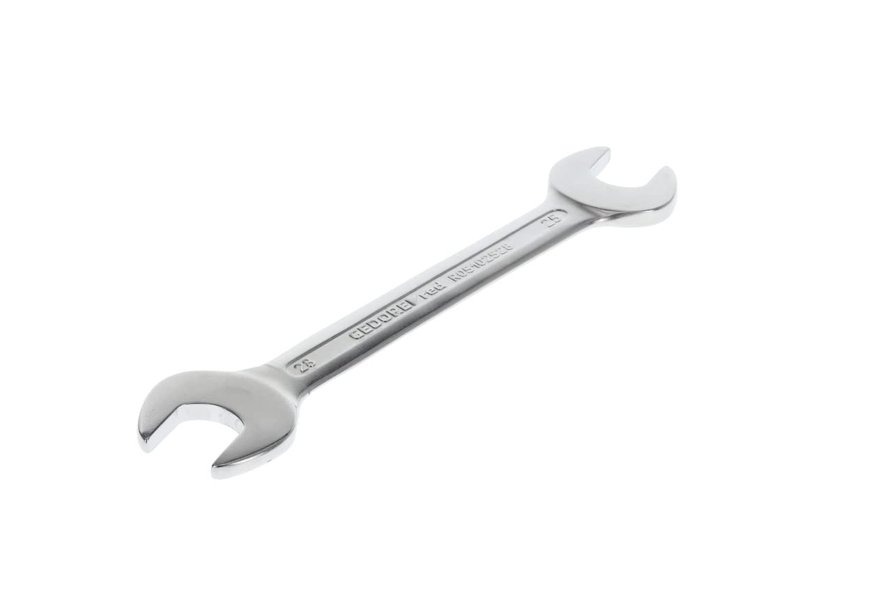 GEDORE red Double open-end spanner, SW 25+28 mm, Metric, Spanner, Open-end spanner, 280 mm long, R05102528