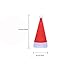 ONEYIM 10pcs Mini Santa Hat Wine Bottles Cover Home Christmas Decor