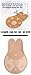 2020 Updated Lift Nipple Covers Self Adhesive Strapless Backless Bras, Invisible Push Up for Women(2 Pairs) (Beige and Black)