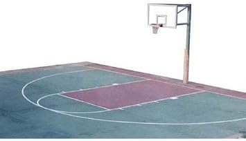 Easy Court Premium Basketball Court Marking Stencil Kit Color: Yellow