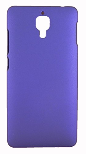 FCS Rubberised Hard Back Case for Xiaomi MI4 in Matte Finish-Purple