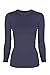 G2 Chic Women's Long Sleeve Crewneck Layer T-shirt for Medical Scrubs(TOP-MED,DBL-S)