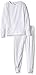 Fruit of the Loom Little Girls' Performance Thermal Underwear Set, Artic White, 4/5