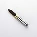 Autek 10x Titanium Coated Carbide PCB Engraving CNC Bit Router Tool 60 Degree 0.2mm Tip(J3.6002Tix10)
