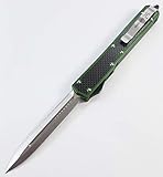 TacKnives OTF Double Action Safety Knife Out-The-Front MTU11G (Green)