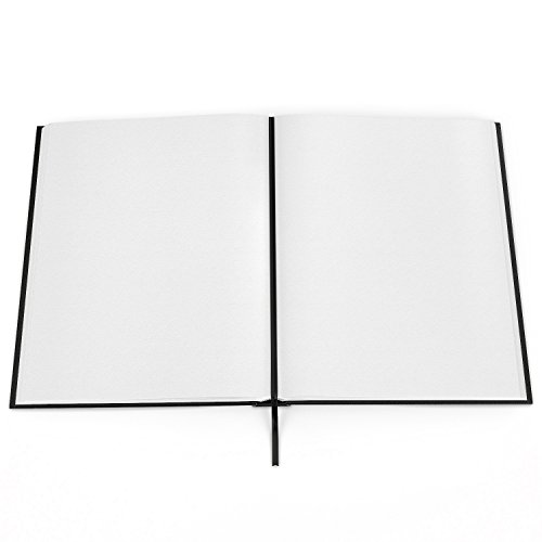 Arteza 8.5X11 Drawing Book - Hardbound (80lb/130g, 100 Sheets, 2 Pack)
