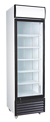 12.7 Cubic Ft. Glass Door Upright Display Beverage Cooler 360 Liter Refrigerator ( )