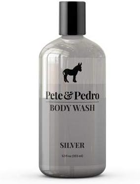 Pete and Pedro SILVER Body Wash - Men's Fresh Cool Water Scent