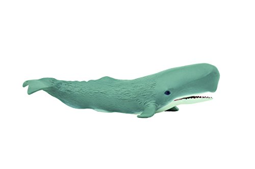 Safari Ltd Sea Life Sperm Whale Realistic Hand-Painted Toy Figurine Model For Ages 3 And Up