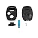 UTSAUTO Key Fob Remote Shell Case & Pad Cover Housing fits Honda 2010-2011 Accord Crosstour /2006-2011 Civic/ 2007-2013 CR-V / 2011-2015 CR-Z / 2009-2013 Fit / 2011-2014 Odyssey 1PC Pack (Only Casing)