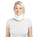 Soft Foam Neck Brace Cervical Collar, Adjustable Neck Support Brace for Sleeping - Relieves Neck Pain and Spine Pressure White Medium