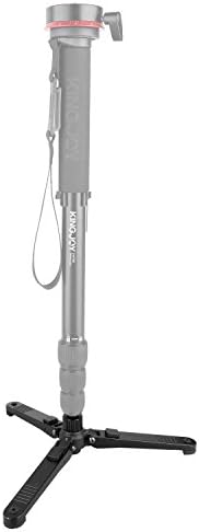 Folding Monopod Support Stand ,Kingjue M3 Aluminum Universal 360 Degree Rotating Camera Monopod Base Stand with 3/8" Screw for DSLR Cameras