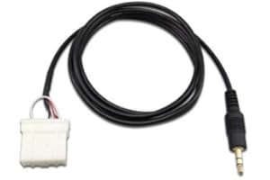 Goliton AUX 3.5mm Cable Replacment Connect MP3 Phone Audio Compatible with Mazda 2006+ Car Player (2 Meter / 80 Inch Long)