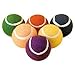 Coast Athletic Color Tennis Ball Set | Green, Orange, Yellow, Purple, Red, Blue Tennis Balls | (6 Pack)