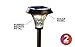 Moonrays 91754 Richmond Solar Metal Path, 360-degree display and 120-degree beam angle of warm LED, 30 Lumens, Automatic Lighting, Rubbed Bronze Finish, 2 Pack, 2-Pack, 2