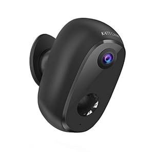 Security Camera Outdoor Wireless, Surveillance Rechargeable Battery-Powered WiFi 1080P Camera 10000mAh, PIR Motion…