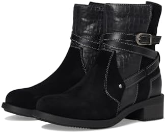 Amazon.com | TOMS Womens Noa Black Suede 9 Medium | Ankle & Bootie