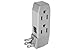 POWTECH 3 Outlet Extender Wall Adapter UL Listed,3 Outlet Wall Tap Gray