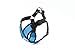 Gooby - X Harness, Small Dog Choke Free Step-in Harness with Synthetic Lambskin Soft Strap, Sky Blue, Medium