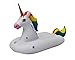 Jet Creations Inflatable Unicorn Tube Pool floatie ridable Blow up Summer Beach Swimming Pool Party Lounge raft Decorations Toys Kids Adults 38 inch Fun-UNICORNM, Multi