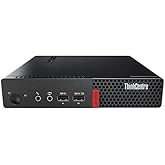 Lenovo ThinkCentre M910Q Tiny Desktop Computer, Intel Core i7-6700T Upto 3.6GHz, 32GB RAM, 1TB NVMe SSD, 4K 3-Monitor Support