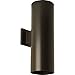 Progress Lighting 6-Inch Cylinder Outdoor Wall Sconce, 2-Light Modern Wall Mount Up and Down Lights, Interior and Exterior Lighting for Home or Porch, Aluminum Construction, Antique Bronze (P5642-20)