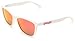 Oakley Mens Frogskins 24-307 Iridium Cat Eye Sunglasses,Polished White Frame/Ruby Lens,55 mm