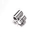 DanLingJewelry 10 pcs 304 Stainless Steel Clasps Leather Cord End Caps for Bracelet Necklace Making 5mm Hole