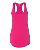 Next Level Apparel Women's Terry Racerback Tank, Raspberry, XX-Large