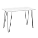 Ameriwood Home Owen Retro Computer Desk, White/Black