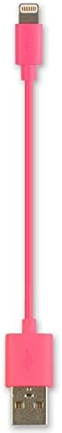 Cyberguys 3 inch Apple MFi Certified Lightning 8 Pin to USB Charge and Sync Cable for iPhone 5/6/6s/Plus/iPad Mini/Air/Pro, Great for use with battery bank, Lifetime Guarantee