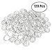 120 pcs Glass Dome Cabochons Clear Round Cabochons Tiles Non-calibrated Round 30mm for Cameo Pendants Photo Craft Jewelry Making by Erlvery DaMain
