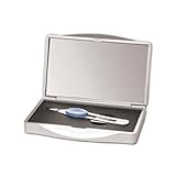 10x Magnifying Compact Mirror with Tweezer by Floxite