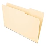 Universal 15213 Recycled Interior File Folders, 1/3 Cut Top Tab, Legal, Manila, 100/Box