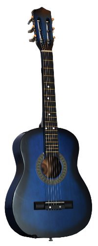 32" Inch 1/2 Half Size Blue Kids Acoustic Toy Guitar & DirectlyCheap(TM) Translucent Blue Medium Guitar Pick