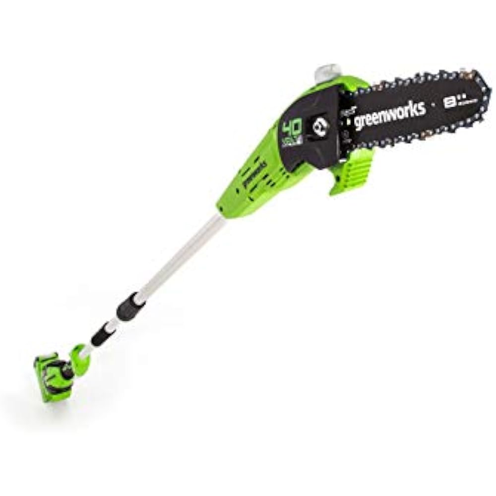 Greenworks PS40B00 8Inch 40V Cordless Pole Saw, Tool Garden & Outdoor